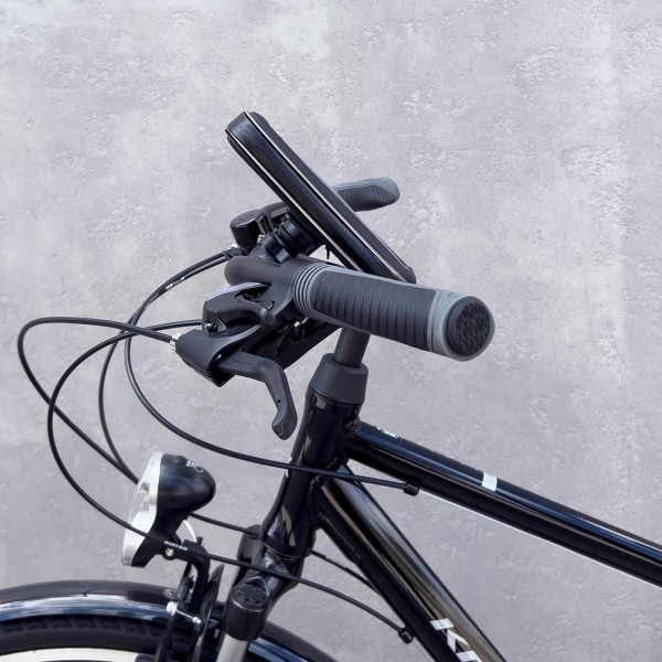Husa telefon rezistenta cu suport pe ghidon la motocicleta / trotineta / bicicleta, NYTRO K7, Negru 