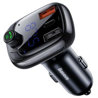 Incarcator auto Baseus 5A, Bluetooth 5.0, Emitator FM HD, Microfon, Quick Charge 4.0