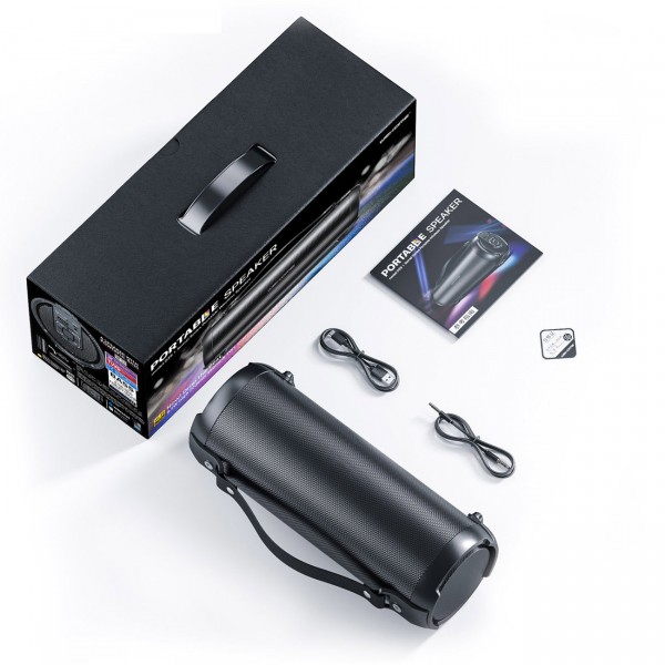 Boxa portabila NYTRO WD-29 Stereo, Radio FM, Bluetooth 5.0, AUX, Cititor card SD, Sunet Clar si Puternic, 1500mAh