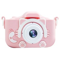 Camera foto digitala pentru copii X5, functie foto/video, 12MP, Jocuri, Pink