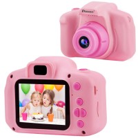 Camera foto pentru copii X2, 3MP, Functie foto/video, Jocuri, Pink