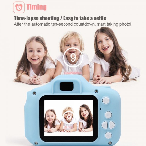 Camera foto digitala pentru copii, functie foto/video, 3MP, Full HD, Jocuri