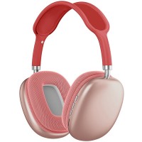Casti over-ear wireless NYTRO P9, Bluetooth 5.0, Bass, 40mm, AUX, Radio FM, Red