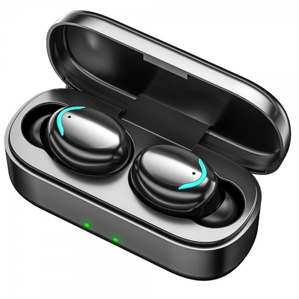 Casti wireless S9 / F9 Mini, Bluetooth 5.1, Microfon, Touch Control, Dock incarcare