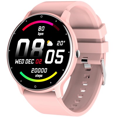Ceas smartwatch ZL02D, Monitorizare somn miscare, Touchsceen, Notificari, Bluetooth, IP67, Pink