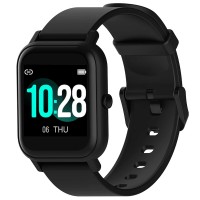 Ceas smartwatch Blackview R3, Senzori, Pedometru, Bluetooth 5.0, Autonomie 5-7 zile, Black