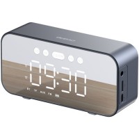 Boxa Portabila cu Ceas si Alarma Y17, Stereo, Radio FM, Bluetooth 5.3, 1200mAh