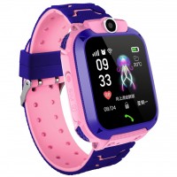 Ceas smartwatch monitorizare copii NYTRO Q12 Kids Pink, SIM, Camera, Localizare LBS, SOS