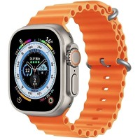 Ceas smartwatch S8 Ultra Max, 49mm Touchscreen, Senzori Monitorizare, Functie Telefon, Orange