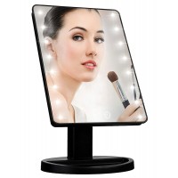 Oglinda cosmetica L16, 10.5 inch, 16 LED-uri, Buton Tactil, Pentru Machiaj / Make-up