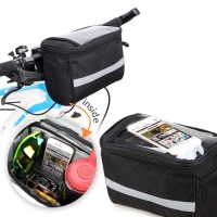 Geanta depozitare pentru ghidon bicicleta / trotineta, Buzunar Extra TOP, Impermeabila Geanta depozitare pentru ghidon bicicleta / trotineta, Buzunar Extra TOP, Impermeabila