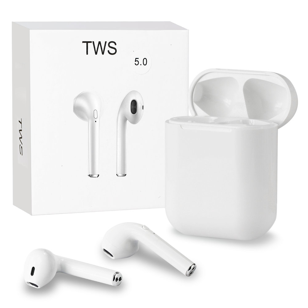 Casti bluetooth wireless TWS i9s, Bluetooth 5.0, Microfon, Control Butoane