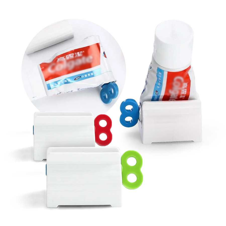 Set 3x Dispozitiv pentru stors tub pasta de dinti, vopsea par sau cosmetice